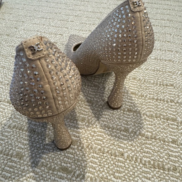 Like new! Sam Edelman Antonia Sesame Glitz Pointed Toe Slip On Fashion Pumps - Picture 7 of 10